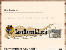 Tablet Screenshot of linedanceli.com